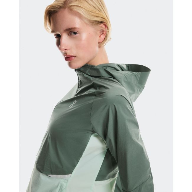 Jachetă alergare On Core Jacket W - verde Olive | Creek | all-weather