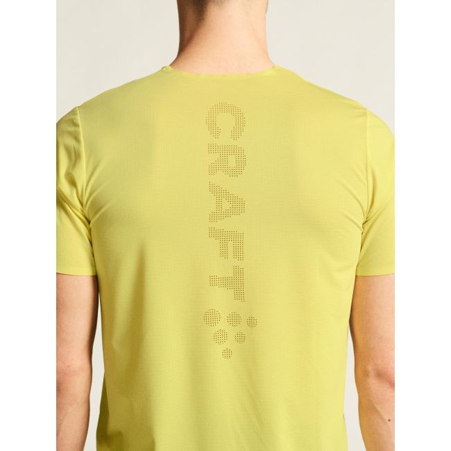 Tricou alergare Craft Race Day SS Tee 2 - galben | ultraușor performanță