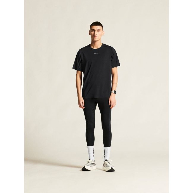 Tricou trail Craft Pro Trail SS Tee 2 - negru | poliester reciclat