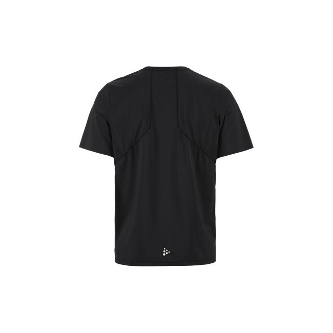 Tricou trail Craft Pro Trail SS Tee 2 - negru | poliester reciclat