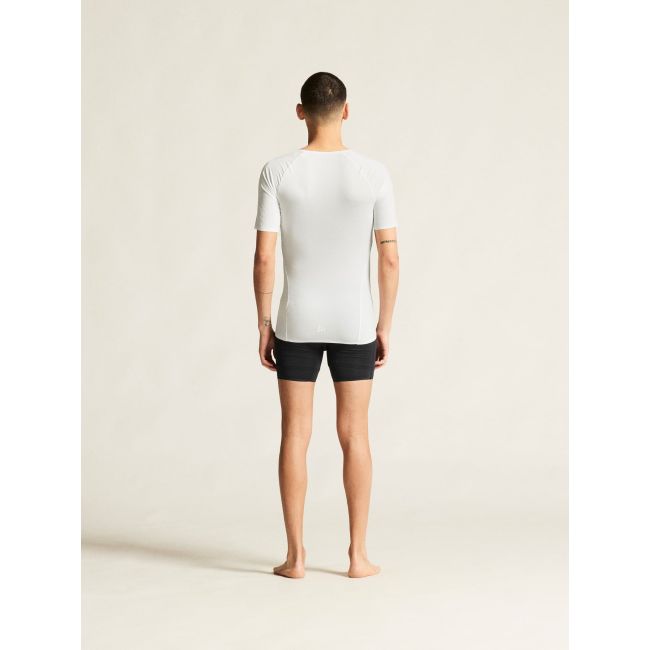 Tricou Craft Pro Dry Nanoweight SS - alb | strat de bază ultraușor