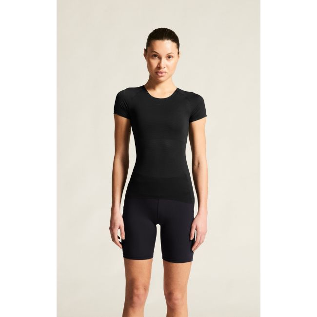 Tricou femei Craft Pro Dry Nanoweight SS - negru | strat de bază ultraușor