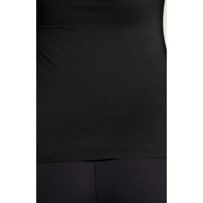 Tricou femei Craft Pro Dry Nanoweight SS - negru | strat de bază ultraușor