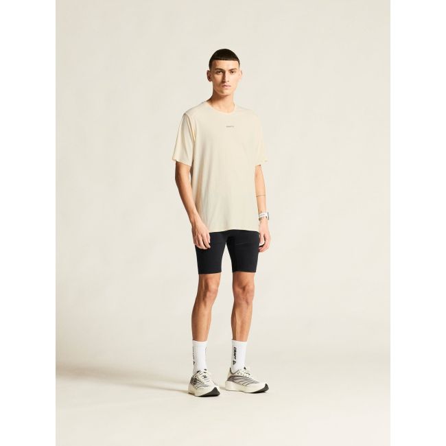 Tricou alergare Craft Hypervent Tee - alb | ventilație maximă