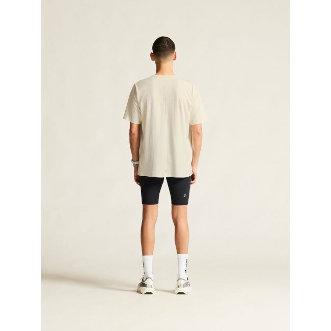 Tricou alergare Craft Hypervent Tee - alb | ventilație maximă