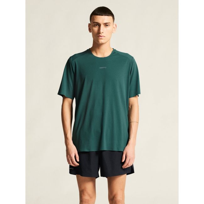 Tricou alergare Craft Hypervent Tee - verde | ventilație maximă