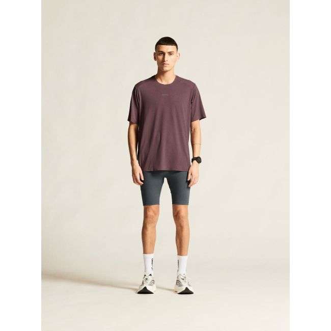 Tricou alergare Craft Hypervent Tee - mov | ventilație maximă
