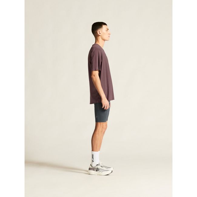 Tricou alergare Craft Hypervent Tee - mov | ventilație maximă