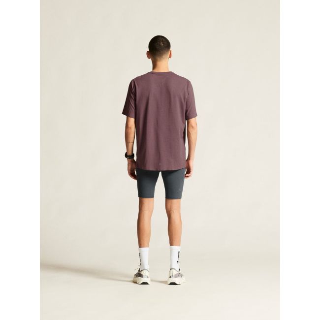 Tricou alergare Craft Hypervent Tee - mov | ventilație maximă
