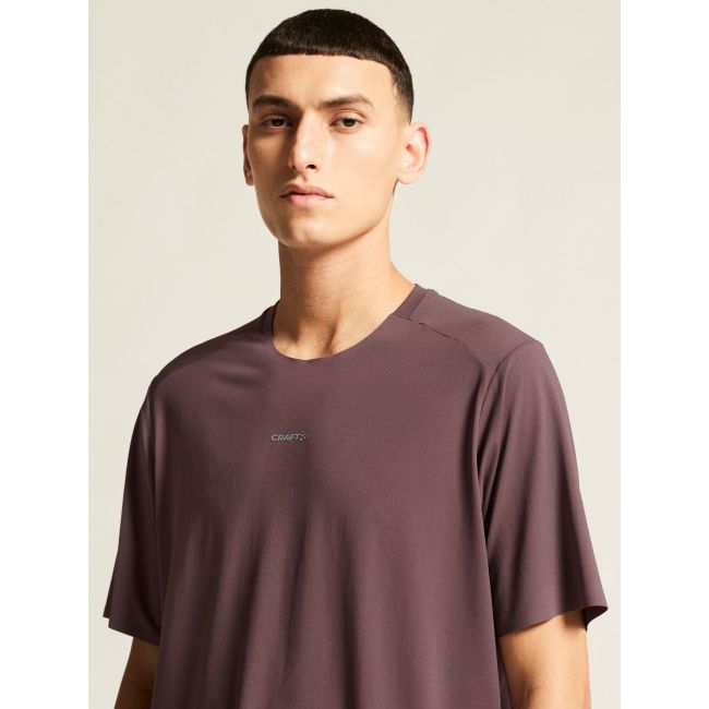 Tricou alergare Craft Hypervent Tee - mov | ventilație maximă