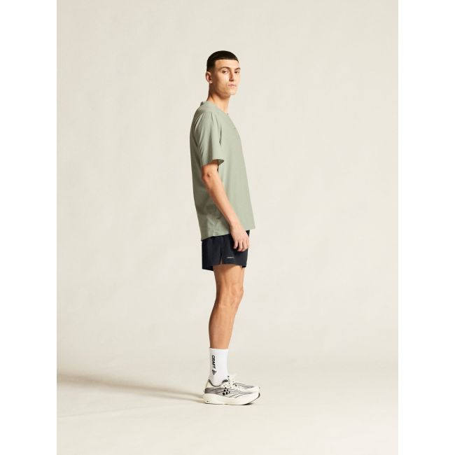 Tricou alergare Craft Hypervent Tee - gri | ventilație maximă