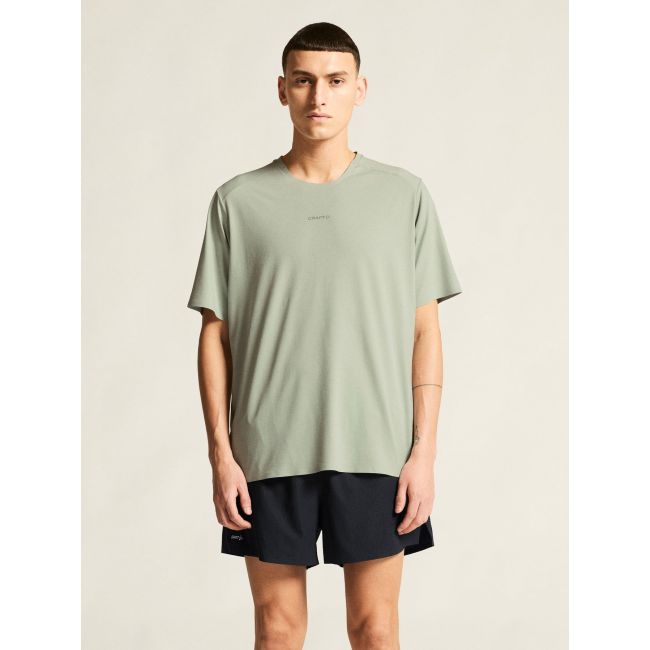 Tricou alergare Craft Hypervent Tee - gri | ventilație maximă