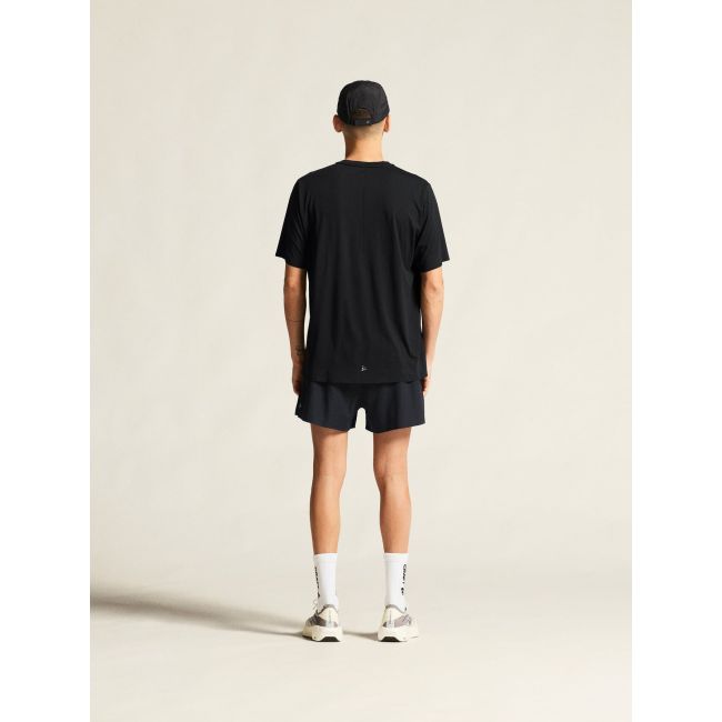 Tricou alergare Craft Hypervent Tee - negru | ventilație maximă