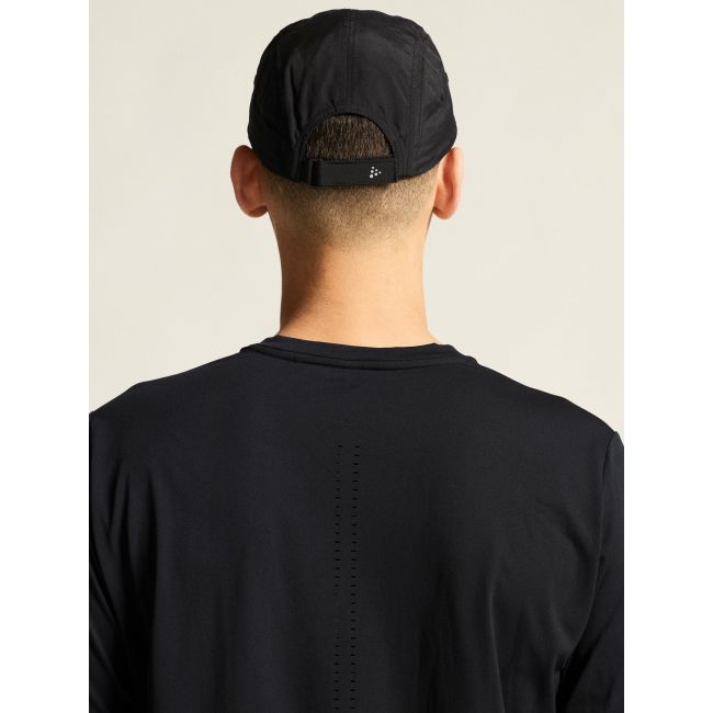 Tricou alergare Craft Hypervent Tee - negru | ventilație maximă