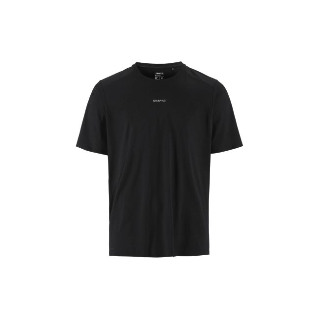 Tricou alergare Craft Hypervent Tee - negru | ventilație maximă
