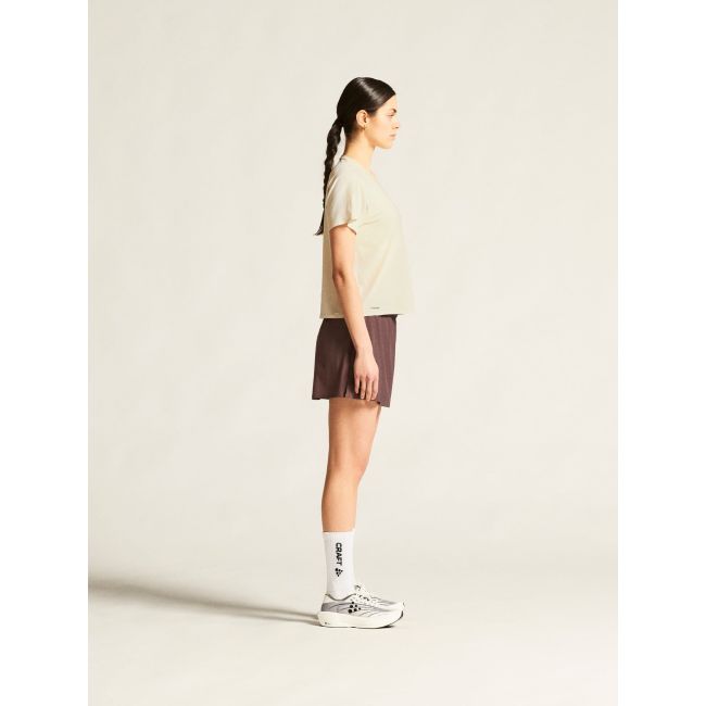Tricou alergare Craft Hypervent Tee - alb | ventilație perforată
