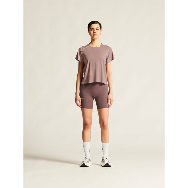 Tricou alergare Craft Hypervent Tee - mov | ventilație perforată