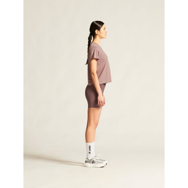 Tricou alergare Craft Hypervent Tee - mov | ventilație perforată
