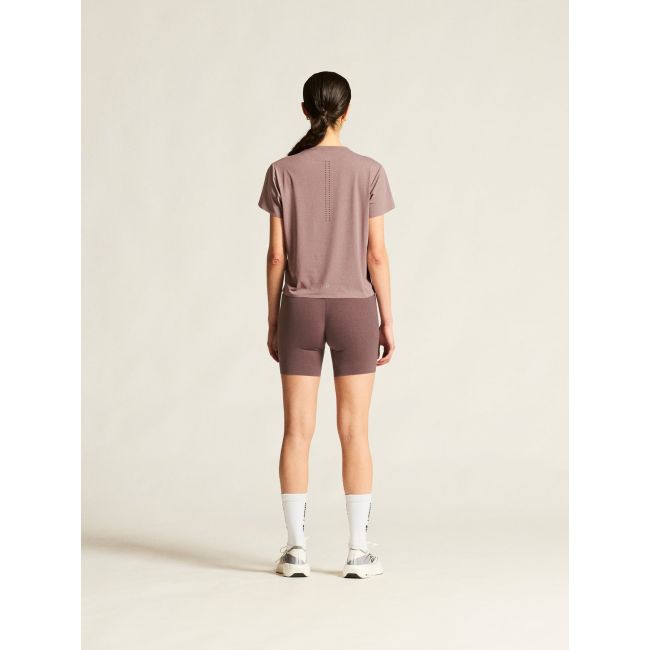 Tricou alergare Craft Hypervent Tee - mov | ventilație perforată