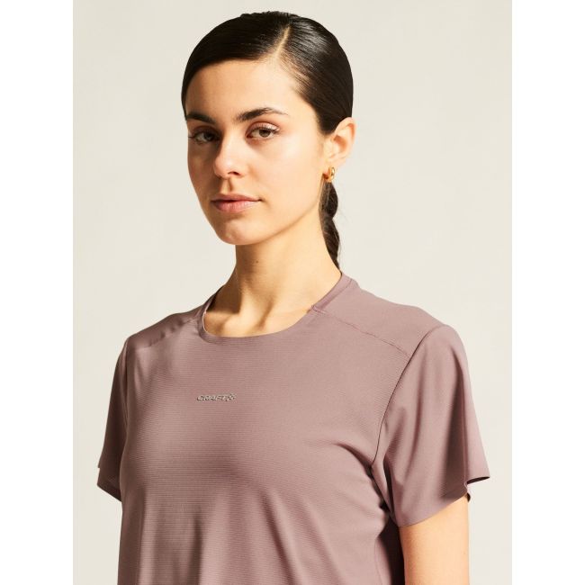Tricou alergare Craft Hypervent Tee - mov | ventilație perforată