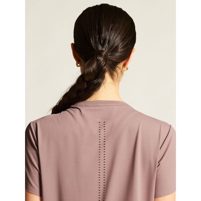 Tricou alergare Craft Hypervent Tee - mov | ventilație perforată