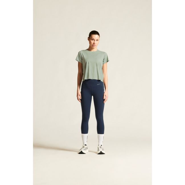 Tricou alergare Craft Hypervent Tee - gri | ventilație perforată