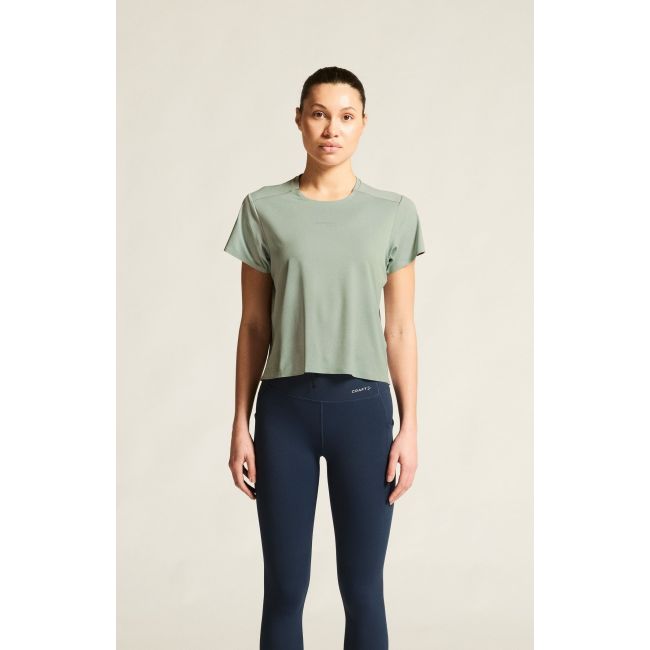 Tricou alergare Craft Hypervent Tee - gri | ventilație perforată