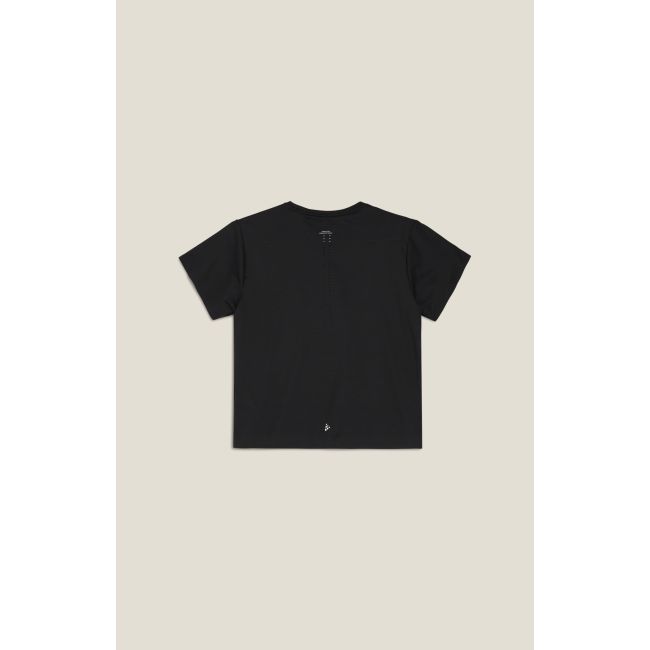 Tricou alergare Craft Hypervent Tee - negru | ventilație perforată
