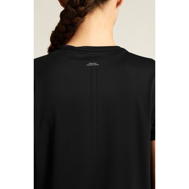 Tricou alergare Craft Hypervent Tee - negru | ventilație perforată