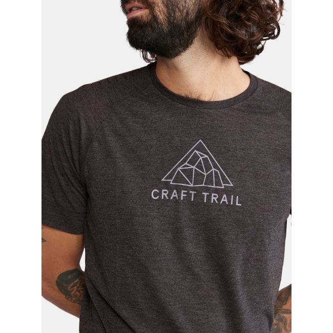 Tricou trail Craft ADV Trail Wool SS Tee - negru | lână reciclată