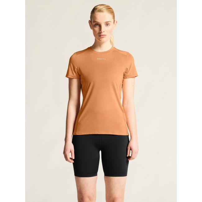 Tricou alergare Craft ADV Essence SS Tee 2 - roz | poliester reciclat
