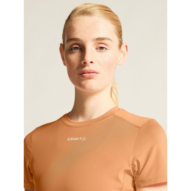 Tricou alergare Craft ADV Essence SS Tee 2 - roz | poliester reciclat