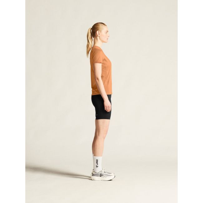 Tricou alergare Craft ADV Essence SS Tee 2 - roz | poliester reciclat