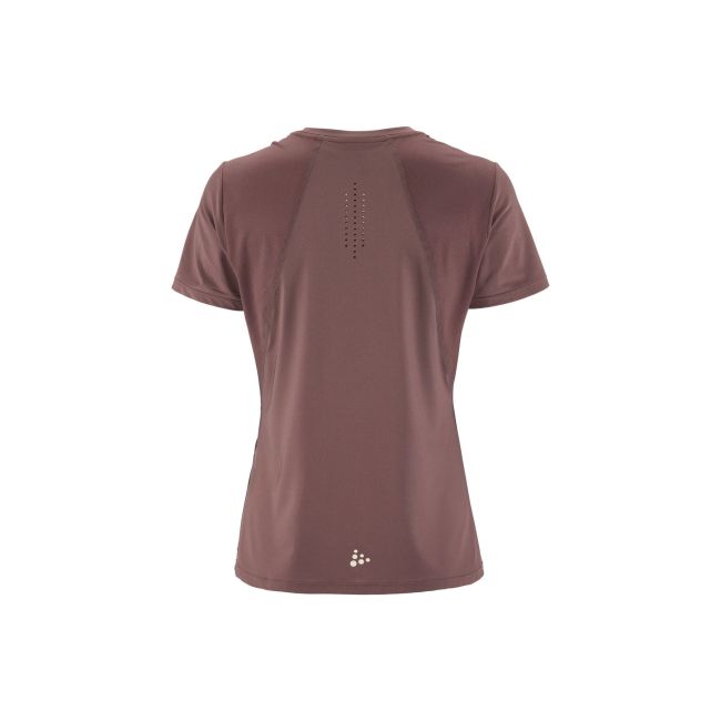 Tricou alergare Craft ADV Essence SS Tee 2 - mov | poliester reciclat