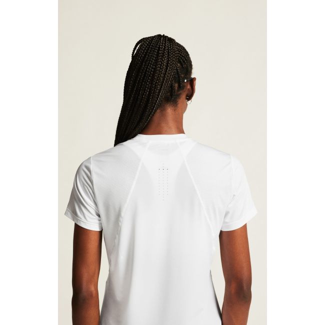 Tricou alergare Craft ADV Essence SS Tee 2 - alb | poliester reciclat