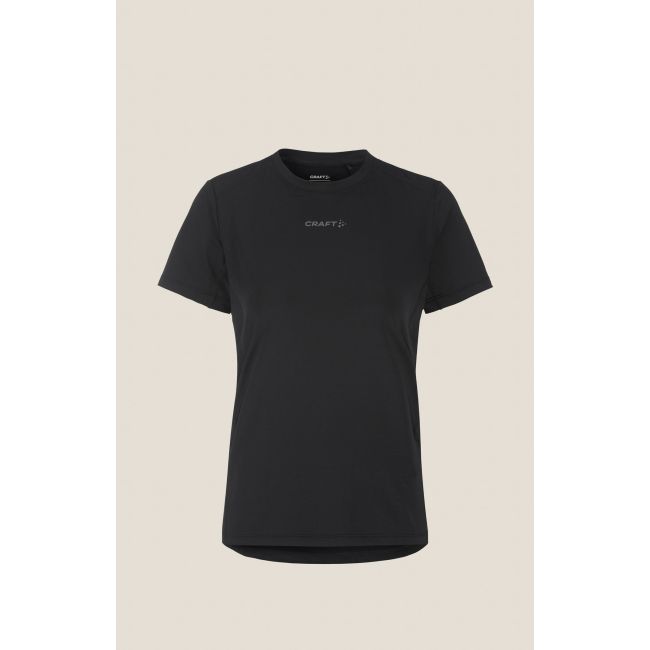 Tricou alergare Craft ADV Essence SS Tee 2 - negru | poliester reciclat