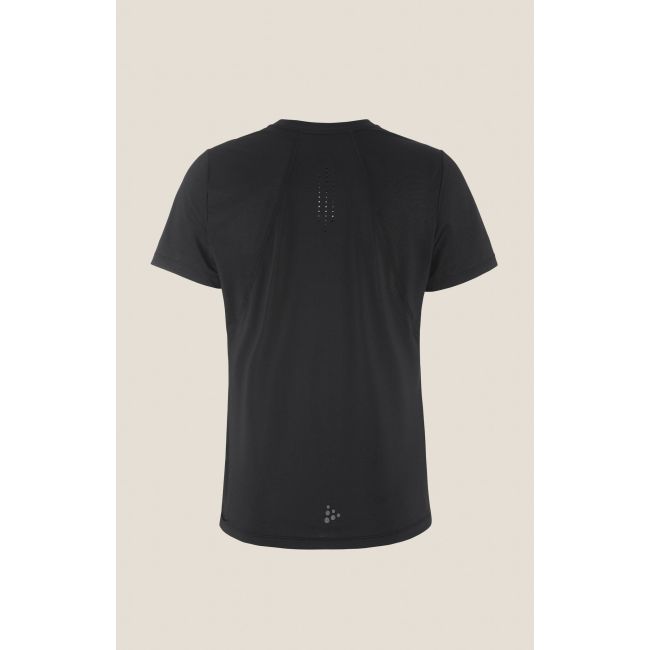 Tricou alergare Craft ADV Essence SS Tee 2 - negru | poliester reciclat