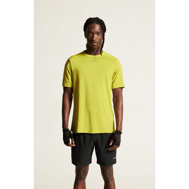 Tricou alergare Craft ADV Essence SS Tee 2 - verde | poliester reciclat