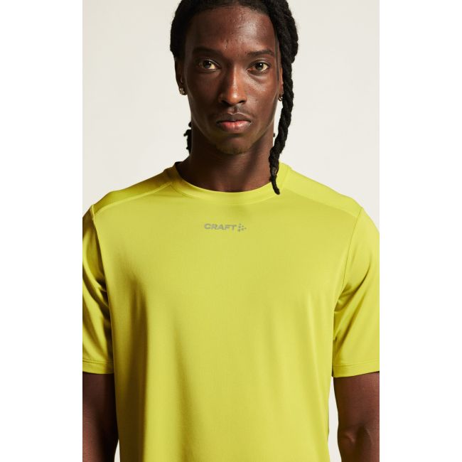 Tricou alergare Craft ADV Essence SS Tee 2 - verde | poliester reciclat