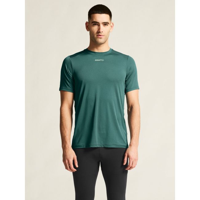 Tricou alergare Craft ADV Essence SS Tee 2 - verde | poliester reciclat