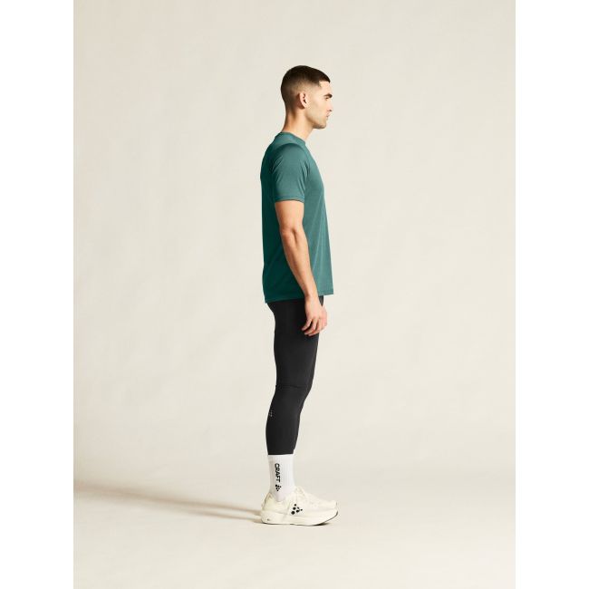 Tricou alergare Craft ADV Essence SS Tee 2 - verde | poliester reciclat