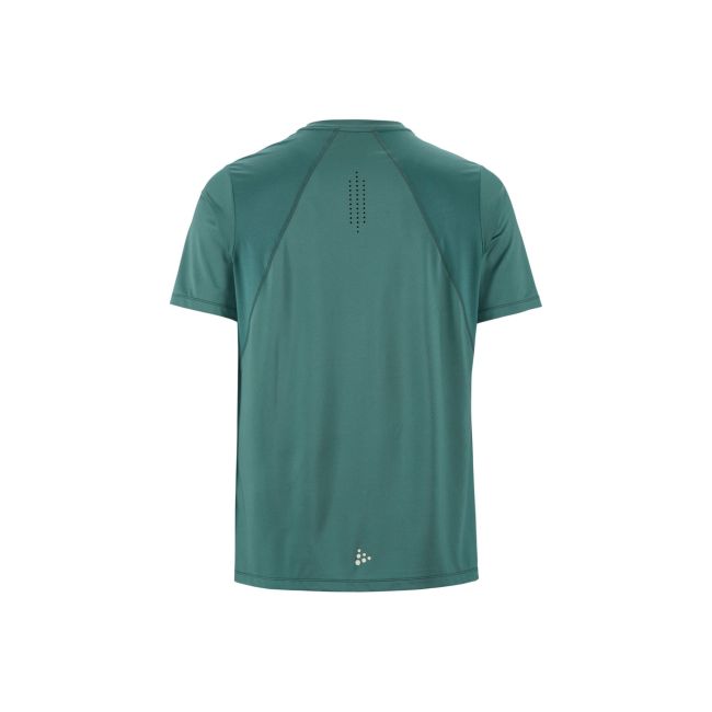 Tricou alergare Craft ADV Essence SS Tee 2 - verde | poliester reciclat