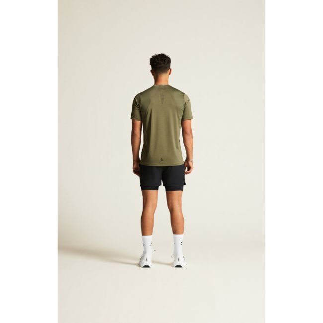 Tricou alergare Craft ADV Essence SS Tee 2 - verde | poliester reciclat