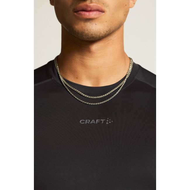 Tricou alergare Craft ADV Essence SS Tee 2 - gri | poliester reciclat