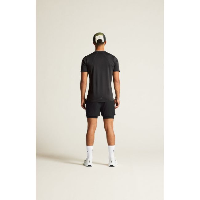 Tricou alergare Craft ADV Essence SS Tee 2 - gri | poliester reciclat
