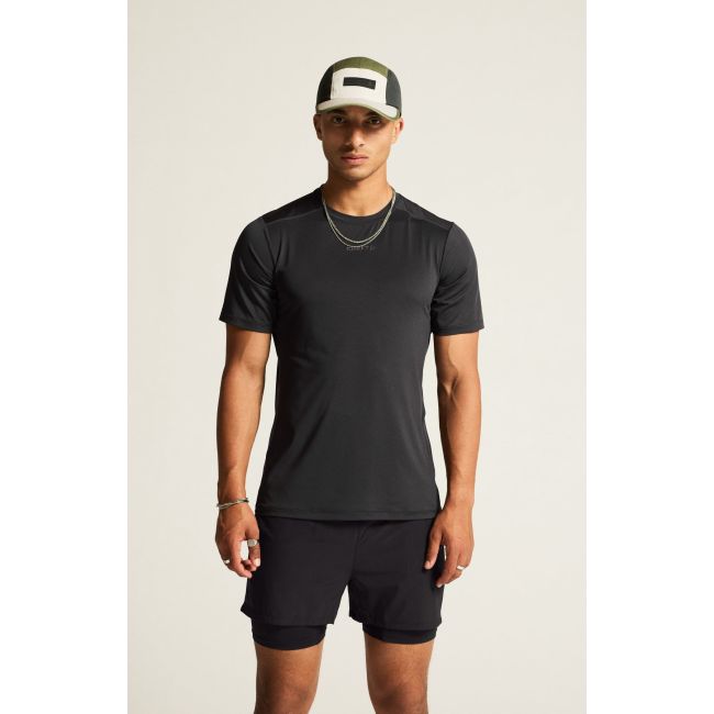 Tricou alergare Craft ADV Essence SS Tee 2 - gri | poliester reciclat