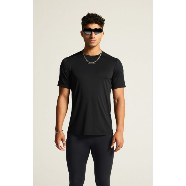 Tricou alergare Craft ADV Essence SS Tee 2 - negru | poliester reciclat
