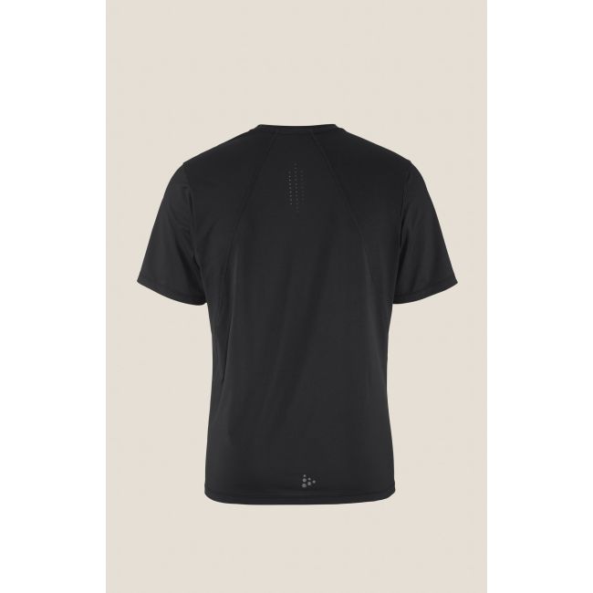 Tricou alergare Craft ADV Essence SS Tee 2 - negru | poliester reciclat