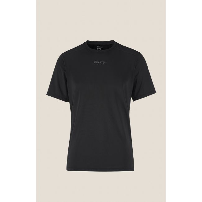 Tricou alergare Craft ADV Essence SS Tee 2 - negru | poliester reciclat