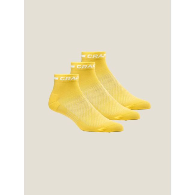 Sosete Craft Core Dry Mid 3-pack - galben | evacuare rapidă transpirație
